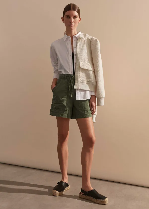 ME+EM Oversized Patch Short + Tie | Women Shorts