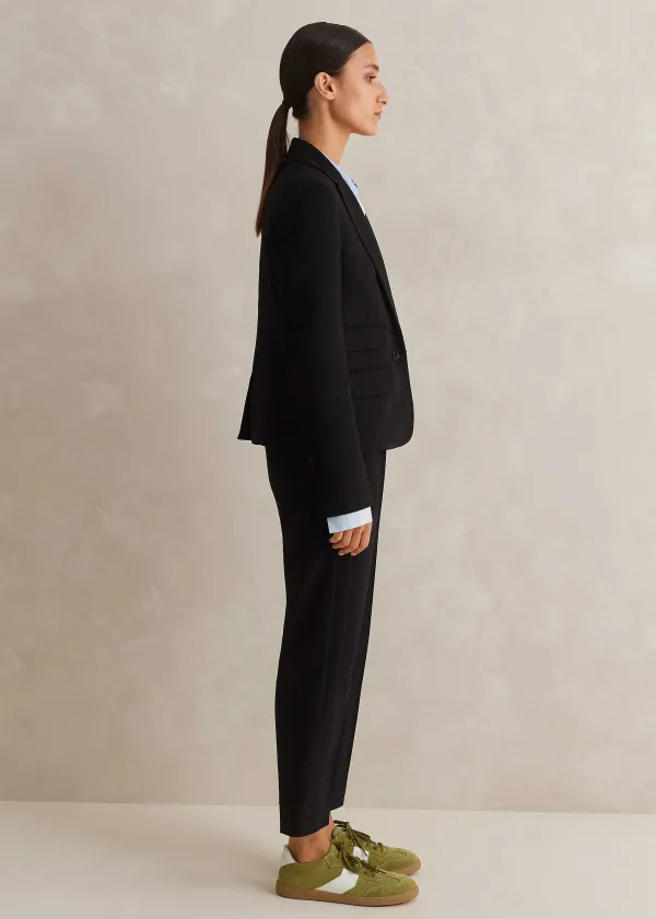 ME+EM Perfect Workwear Short Blazer Slim-Crop Trouser Suit | Women Suits And Co-Ords