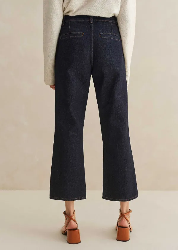 pin_tuck_kick_flare_crop_jean_4.webp ME+EM Pin Tuck Kick Flare Crop Jean | Women Denim