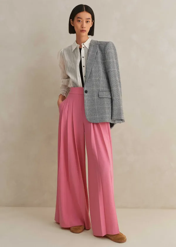 ME+EM Pleated Ultra Wide-Leg Trouser | Women Wide-Leg Trousers