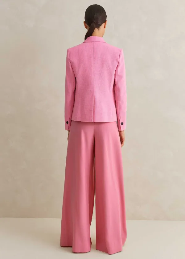 ME+EM Pleated Ultra Wide-Leg Trouser + Contour Jacket Suit | Women Occasionwear