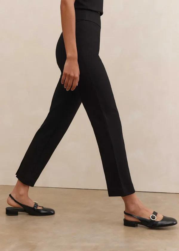 ponte_split_hem_crop_trouser_3.webp ME+EM Ponte Split Hem Crop Trouser | Women Slim Trousers