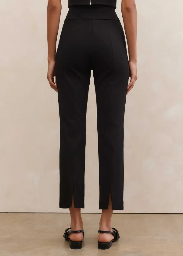 ponte_split_hem_crop_trouser_4.webp ME+EM Ponte Split Hem Crop Trouser | Women Slim Trousers