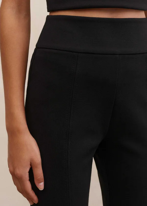 ponte_split_hem_crop_trouser_5.webp ME+EM Ponte Split Hem Crop Trouser | Women Slim Trousers