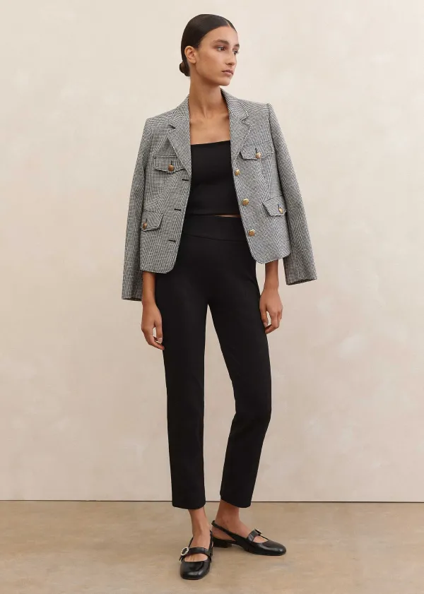 ponte_split_hem_crop_trouser_6.webp ME+EM Ponte Split Hem Crop Trouser | Women Slim Trousers