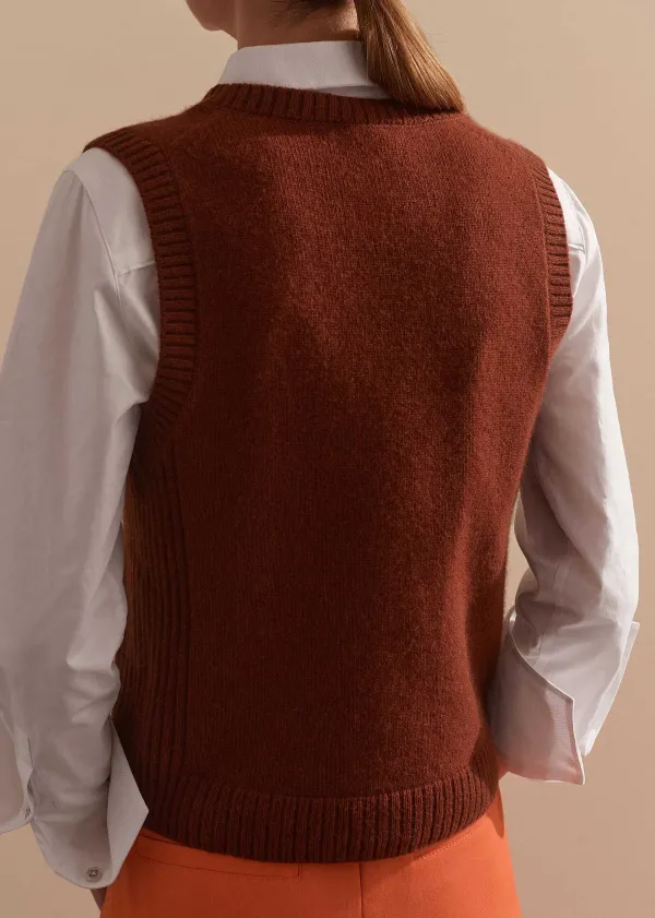 pure_cashmere_scoop_neck_vest_2.webp ME+EM Pure Cashmere Scoop Neck Vest | Women Vests