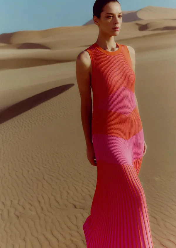 racer_crew_neck_rib_maxi_dress_5.webp ME+EM Racer Crew Neck Rib Maxi Dress | Women Maxi Dresses