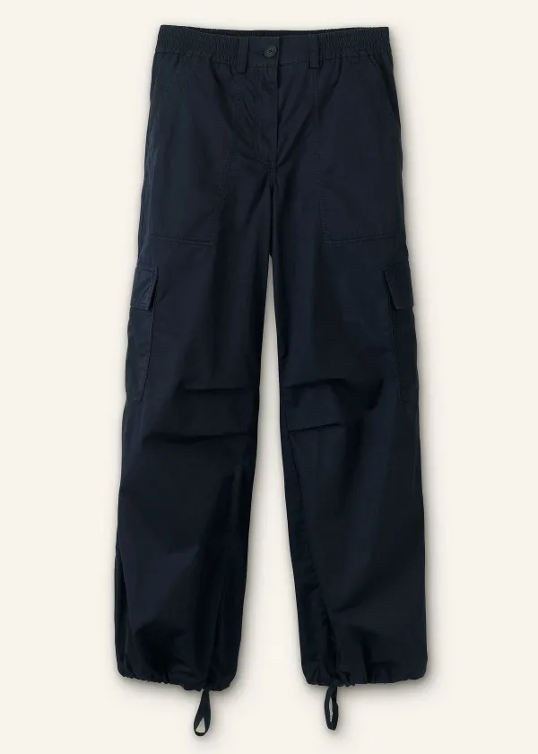 ME+EM Relaxed Low-Rise Cargo Trouser | Women Cargo Trousers