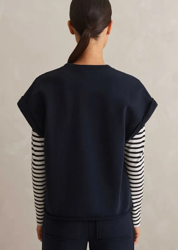 ME+EM Roll Cuff Sweatshirt | Women T-Shirts