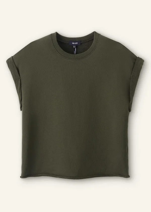 roll_cuff_sweatshirt_3.webp ME+EM Roll Cuff Sweatshirt | Women T-Shirts