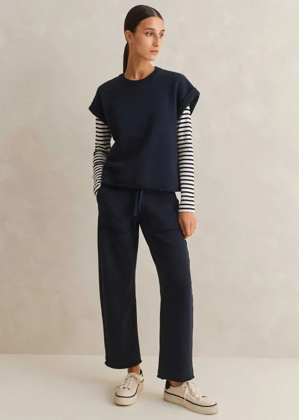 ME+EM Roll Cuff Sweatshirt + Jogger Co-Ord | Women Suits And Co-Ords