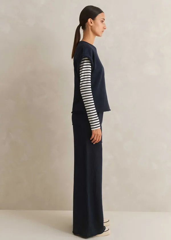 ME+EM Roll Cuff Sweatshirt + Trouser Co-Ord | Women Suits And Co-Ords