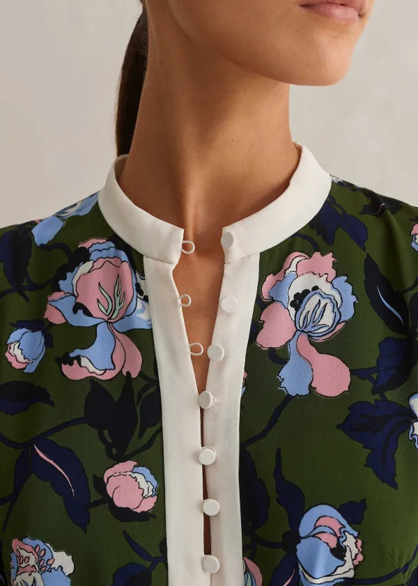 rose_print_panelled_midi_dress_6.webp ME+EM Rose Print Panelled Midi Dress | Women Midi Dresses