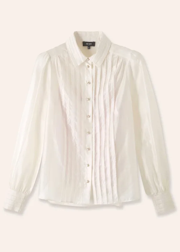 ME+EM Scallop Pleat Detail Blouse + Cami | Women Blouses