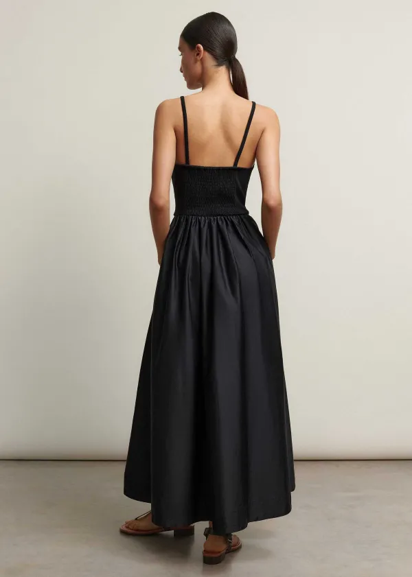 ME+EM Seam Detail Mixed Media Maxi Dress | Women Maxi Dresses