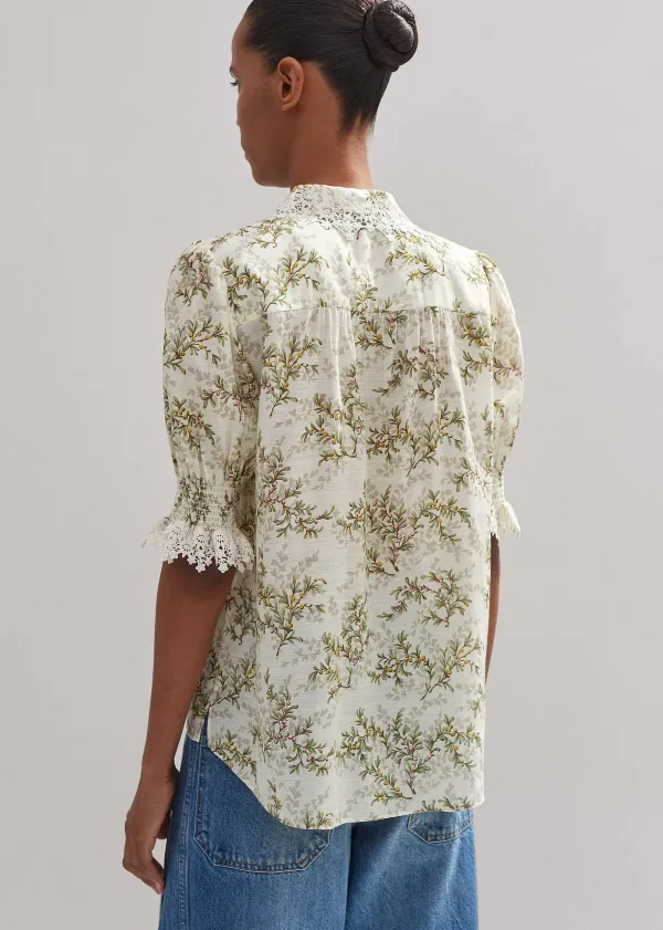 shadow_berry_print_embroidered_collar_blouse_2.webp ME+EM Shadow Berry Print Embroidered Collar Blouse | Women Blouses