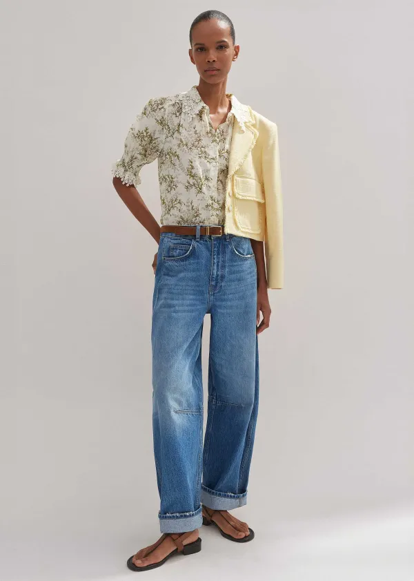 shadow_berry_print_embroidered_collar_blouse_4.webp ME+EM Shadow Berry Print Embroidered Collar Blouse | Women Blouses