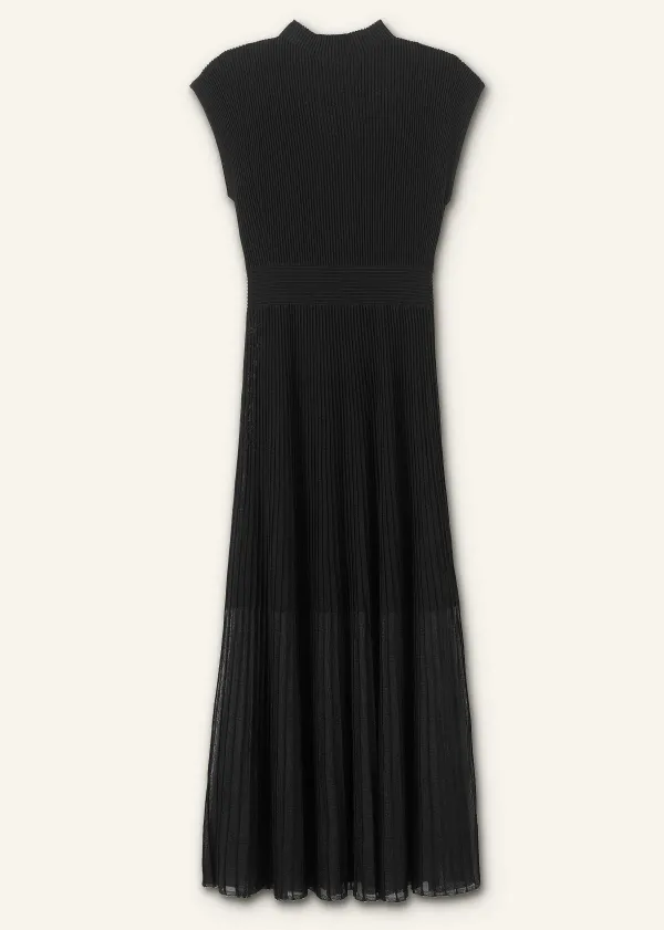 ME+EM Sheer Panelled Evening Knit Maxi Dress | Women Maxi Dresses