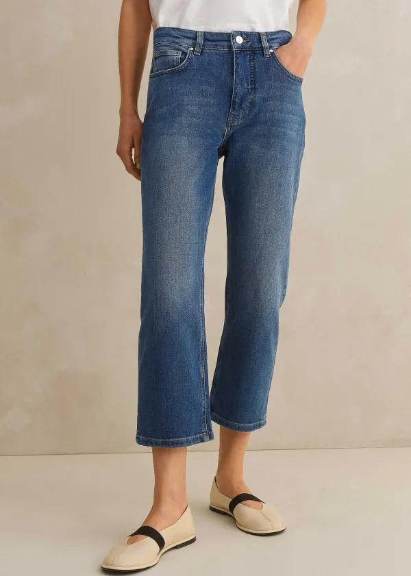 ME+EM Short Authentic Slim Crop Jean | Women Slim Trousers