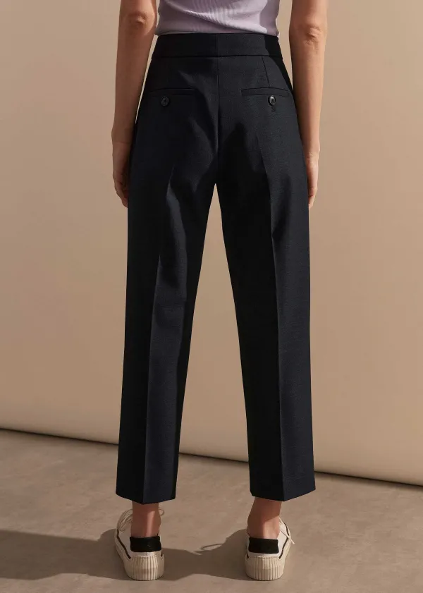 ME+EM Short Length Slim Crop Forever Trouser | Women Slim Trousers