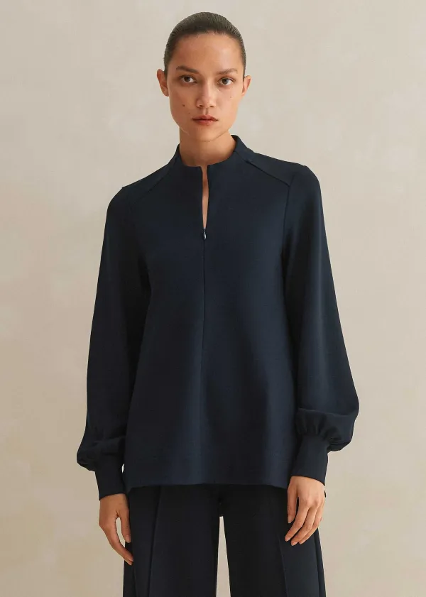 shortlength_travel_tailoring_wideleg_palazzo_coord_0.webp ME+EM Short-Length Travel Tailoring Wide-Leg Palazzo Co-Ord | Women Suits And Co-Ords