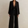 ME+EM Short-Length Wide-Leg Forever Tux Trouser | Women Wide-Leg Trousers