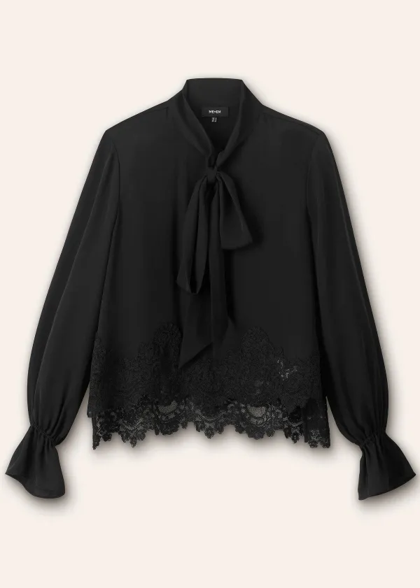 silk__lace_cropped_pussybow_blouse_2.webp ME+EM Silk + Lace Cropped Pussybow Blouse | Women Blouses