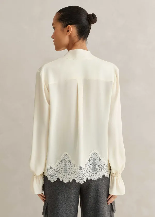 silk__lace_cropped_pussybow_blouse_8.webp ME+EM Silk + Lace Cropped Pussybow Blouse | Women Blouses