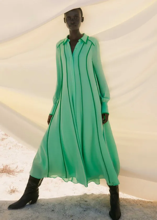 silk_contrast_binding_maxi_shirt_dress__belt_3.webp ME+EM Silk Contrast Binding Maxi Shirt Dress + Belt | Women Maxi Dresses
