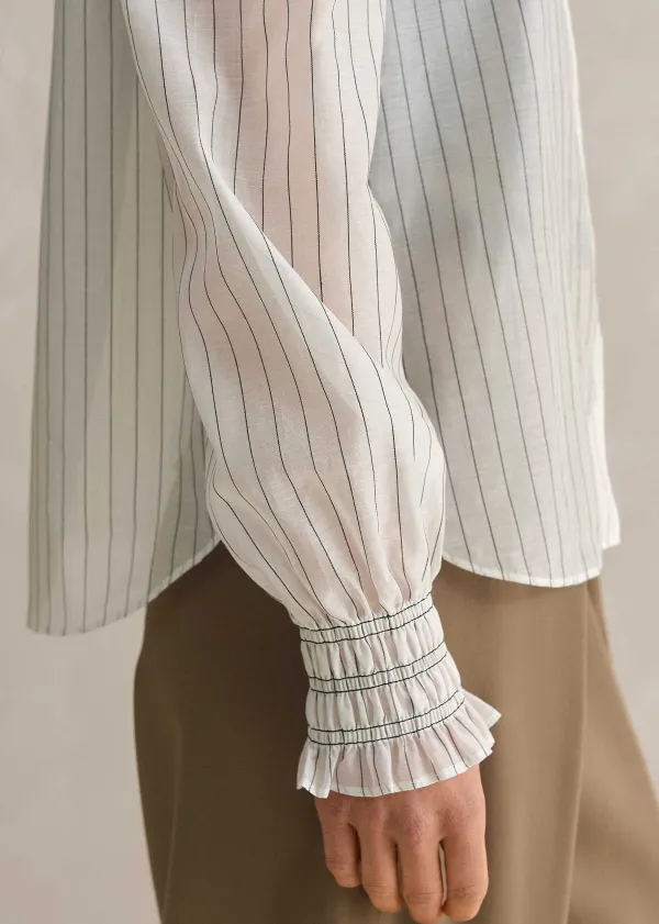 silk_cotton_stripe_shirt_2.webp ME+EM Silk Cotton Stripe Shirt | Women Shirts