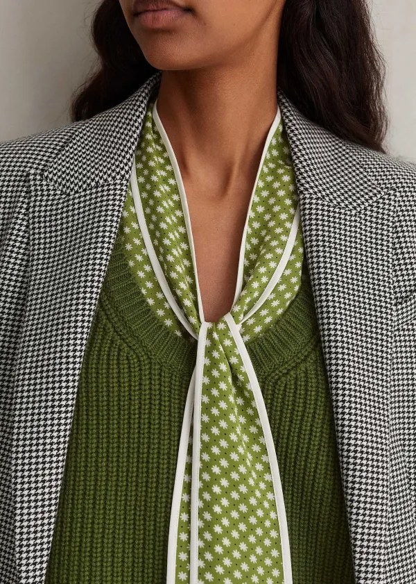 silk_daisy_flower_print_top__scarf_7.webp ME+EM Silk Daisy Flower Print Top + Scarf | Women Blouses