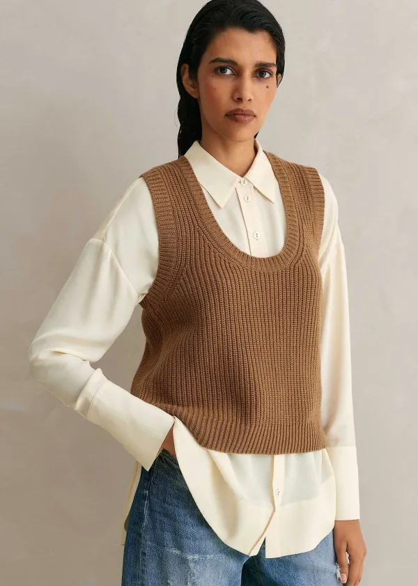 silk_oversized_shirt_3.webp ME+EM Silk Oversized Shirt | Women Shirts