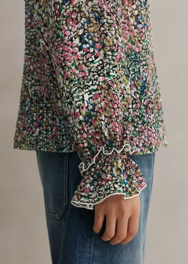 silkblend_devor_confetti_print_blouse_3.webp ME+EM Silk-Blend Devor Confetti Print Blouse | Women Blouses