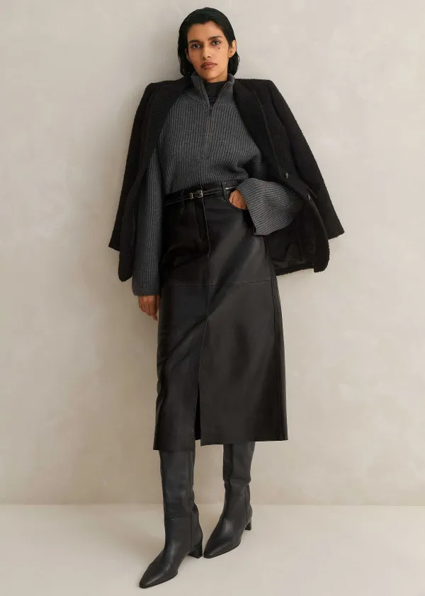 skinny_smooth_leather_belt_2.webp ME+EM Skinny Smooth Leather Belt | Women Belts And Jewellery