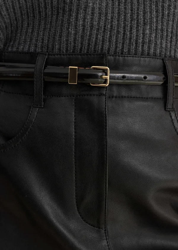 skinny_smooth_leather_belt_3.webp ME+EM Skinny Smooth Leather Belt | Women Belts And Jewellery