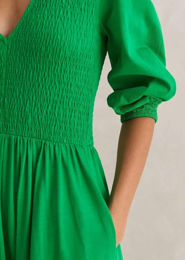 slub_cotton_vneck_maxi_dress_5.webp ME+EM Slub Cotton V-Neck Maxi Dress | Women Maxi Dresses