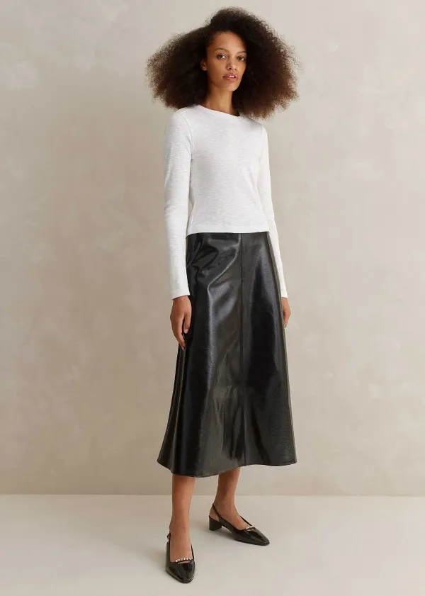 slub_jersey_crop_crew_neck_top_2.webp ME+EM Slub Jersey Crop Crew Neck Top | Women Sweatshirts & Long Sleeve Tops