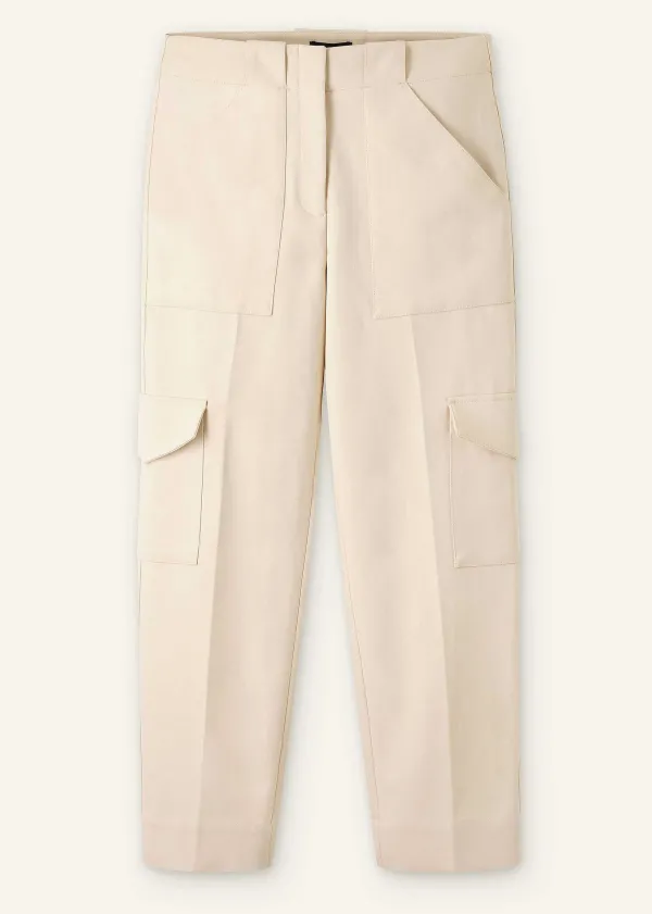ME+EM Smart Cargo Slim Crop Trouser | Women Slim Trousers