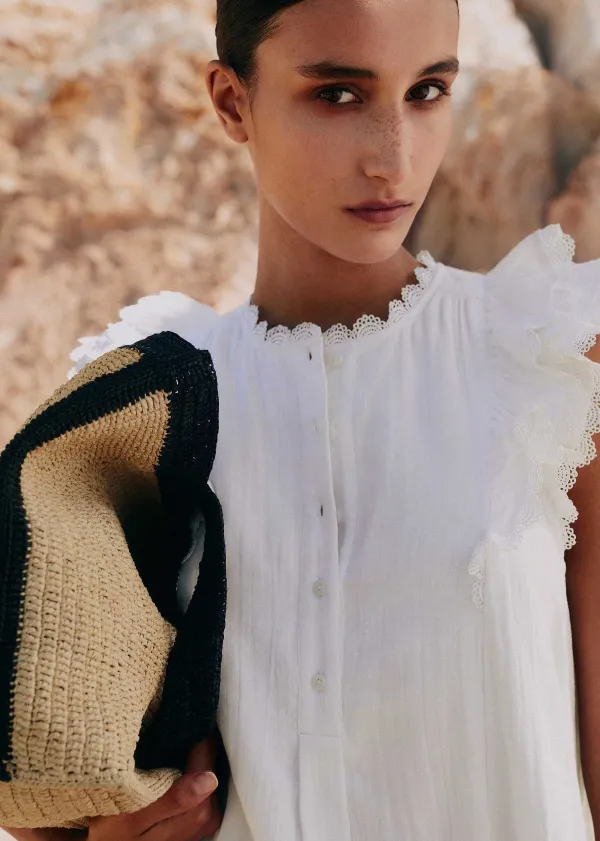 ME+EM Soft Raffia Tote | Women Bags