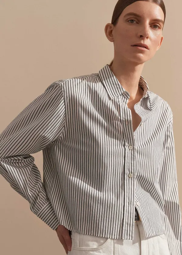 stripe_boxy_crop_shirt_6.webp ME+EM Stripe Boxy Crop Shirt | Women Shirts