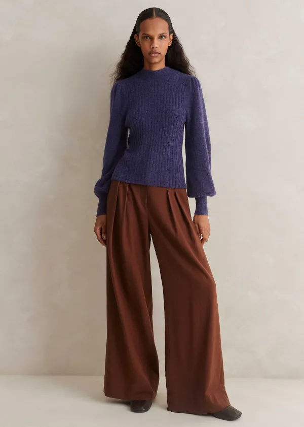 superfine_alpaca_pouf_sleeve_jumper_3-1.webp ME+EM Superfine Alpaca Pouf Sleeve Jumper | Women Jumpers