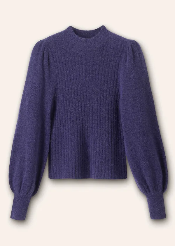 superfine_alpaca_pouf_sleeve_jumper_5-1.webp ME+EM Superfine Alpaca Pouf Sleeve Jumper | Women Jumpers