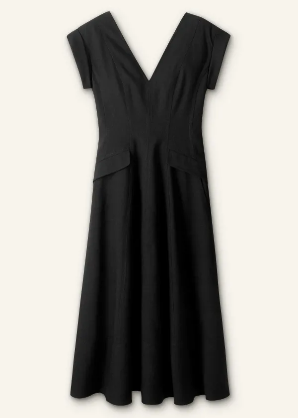 ME+EM Tailored Flare Midi Dress | Women Midi Dresses