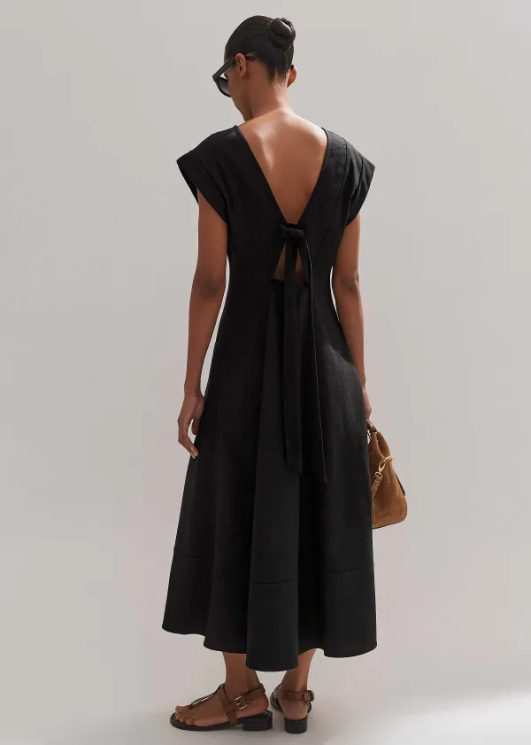 tailored_flare_midi_dress_4.webp ME+EM Tailored Flare Midi Dress | Women Midi Dresses