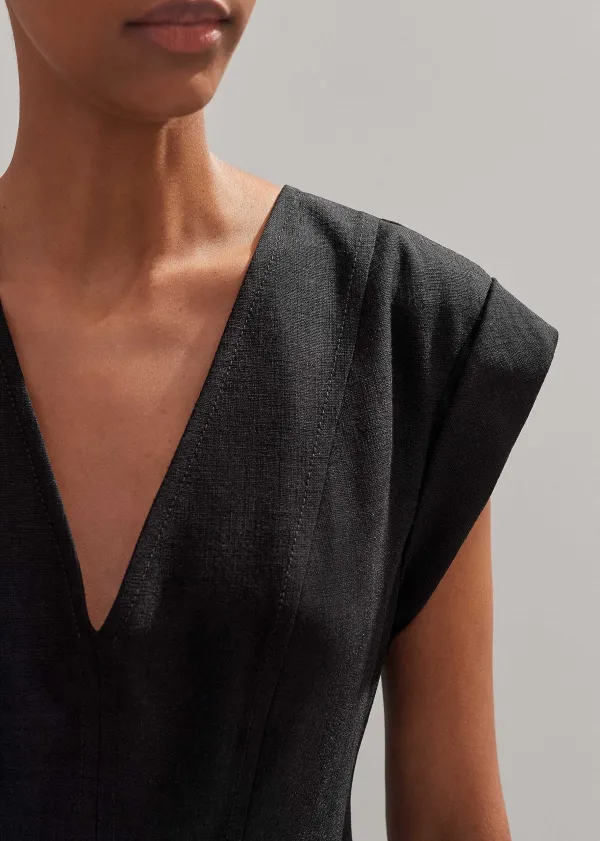 tailored_flare_midi_dress_5.webp ME+EM Tailored Flare Midi Dress | Women Midi Dresses