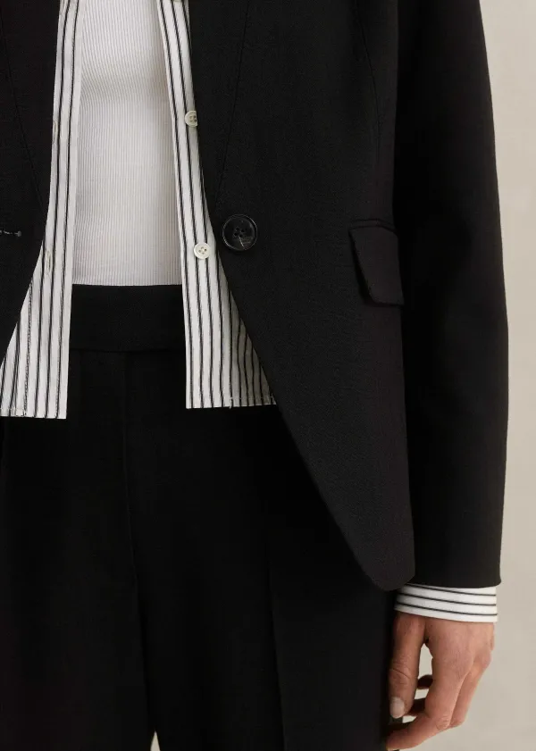 textured_boyish_cigarette_pant_suit_3.webp ME+EM Textured Boyish Cigarette Pant Suit | Women Suits And Co-Ords