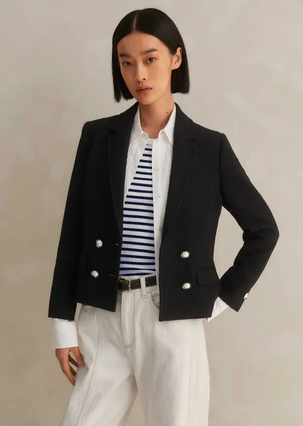 textured_bracelet_sleeve_contour_jacket_3.webp ME+EM Textured Bracelet Sleeve Contour Jacket | Women Crop Jackets