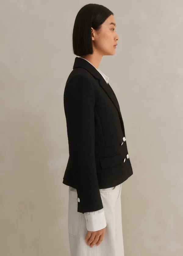 textured_bracelet_sleeve_contour_jacket_5.webp ME+EM Textured Bracelet Sleeve Contour Jacket | Women Crop Jackets