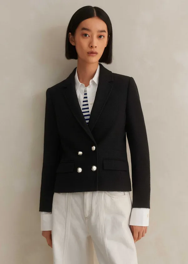 textured_bracelet_sleeve_contour_jacket_6.webp ME+EM Textured Bracelet Sleeve Contour Jacket | Women Crop Jackets