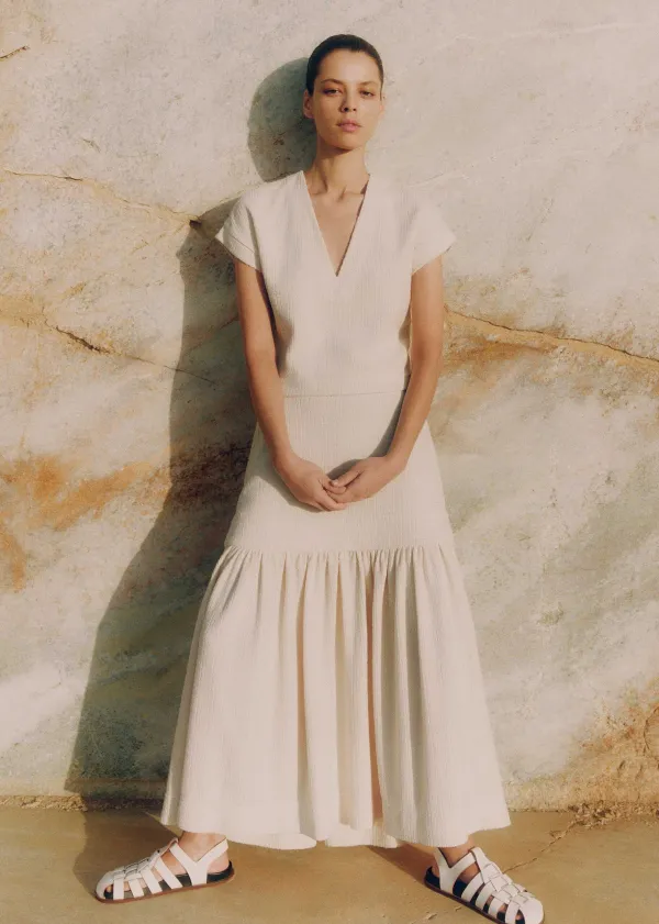 textured_highwaisted_maxi_skirt_coord_3.webp ME+EM Textured High-Waisted Maxi Skirt Co-Ord | Women Suits And Co-Ords